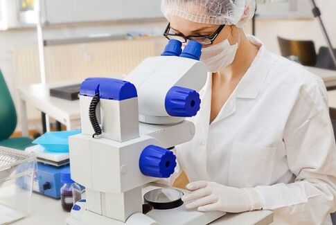 Führen Sie Tests auf Parasiten durch